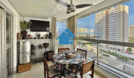 ED.GARDEN VILLE Ap 116m² 3/4 sendo 1 suite Prox Shop Pantanal