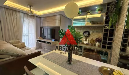 Apartamento com 2 dormitórios à venda, 50 m² por R$ 330.000,00 - Cariobinha - Americana/SP