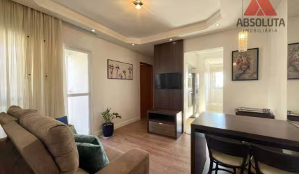 Apartamento MOBILIADO com 2 dormitórios para alugar, 55 m² por R$ 1.500/mês - Vila Amorim - Americana/SP