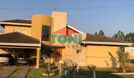 Casa de luxo em condomínio à venda em Salto-SP, bairro Salto de São José: 3 quartos, 3 suítes, 3 salas, 450m².