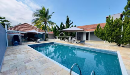 BELÍSSIMA CASA COM PISCINA NO PONTAL DE SANTA MARINA - CARAGUATATUBA-SP