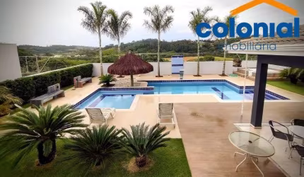 SOBRADO  ALTO PADRÃO EM CONDOMÍNIO, COM 4 SUÍTES, COM PISCINA SALÃO DE JOGOS 6 VAGAS NO TERRAS DE SÃO CARLOSJUNDIAÍ MIRIM, JUNDIAÍ..