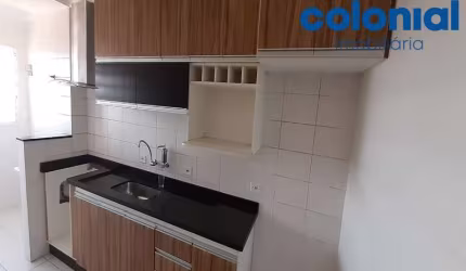 Apartamento com 2 quartos com planejado na cozinha e 1 quarto e 1 vaga coberta no Mirante da Colonia