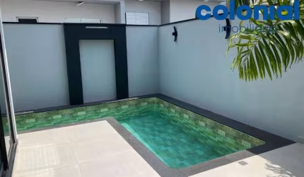 Casa em Condomínio para Locação em Jundiaí-SP, Reserva da mata - Bairro Jardim Celeste: 3 Quartos, 1 Suíte, 3 banheiros, 2 Vagas. Com Piscina