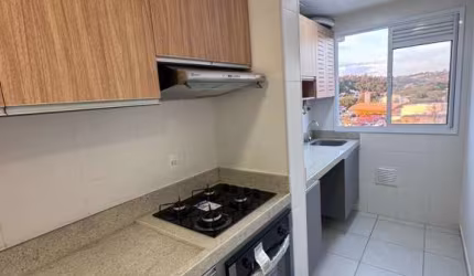 Apartamento planejado para locação em Jundiaí-SP, Jardim Colônia: 2 quartos, 1 suite, 1 sala, 2 banheiros, 1 vaga de garagem, 61,60 m².