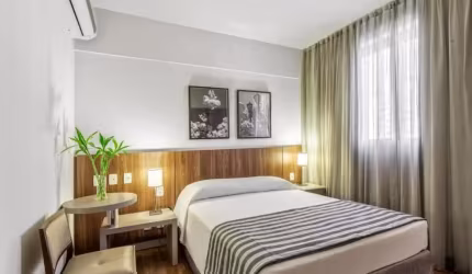 Flat disponível para venda no Hotel Vivenzo, com 30m², 1 dormitório e 1 vaga