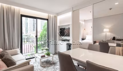 Flat disponível para venda no New Life Itaim, com 40m², 1 dormitório e 1 vaga