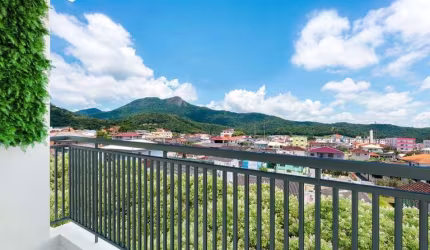 Apartamento com 2 quartos à venda na Rua Valtelino Leal Demétrio, 527, Sertão do Maruim, São José por R$ 310.000