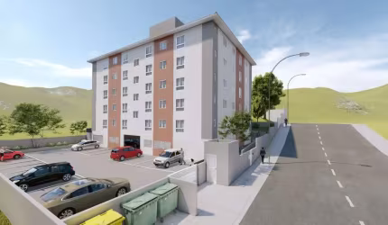 Apartamento com 1 quarto à venda na Rua Arnoldo Boll, 1, Bom Viver, Biguaçu por R$ 166.019