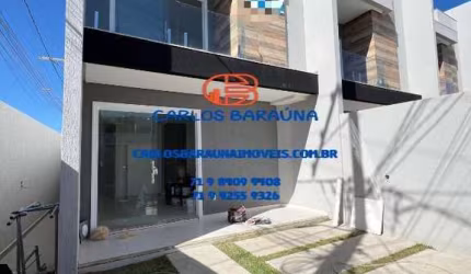 Village triplex 3 suítes com cobertura com bela vista em Ipitanga oportunidade