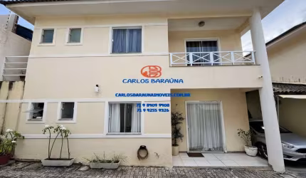 Casa duplex 4/4 com suíte condomínio fechado a 100 metros da praia ipitanga praia do flamengo stella maris
