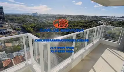 Cobertura vista mar em stella maris 3 quartos, opção de área gourmet condominio de luxo ilha de pharos