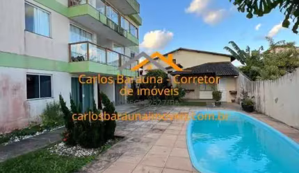Apartamento térreo 2/4 suíte Stella Maris condomínio com piscina com ou sem mobília