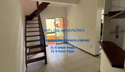 Apartamento 3/4 duplex com cobertura em condomínio fechado