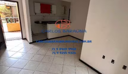 Apartamento 2/4 térreo com quintal em vc domínio com piscina frente mar stella maris
