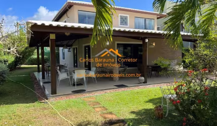 Casa de luxo mobiliada 4 quartos em praia do Flamengo condomínio caminho das águas