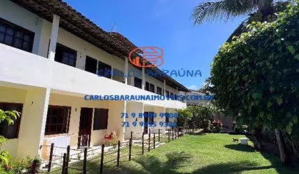 Apartamento reformado térreo em stella maris 1 quarto com varanda e quintal, depend&#234;ncia nova orla