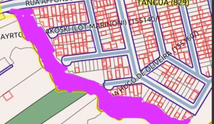 Terreno Almte Tamandaré divisa com Curitiba(Santa Felicidade)