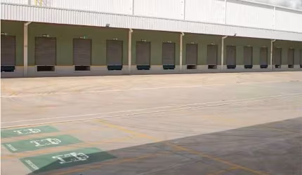 Galpão logístico 11.709m² e 18 docas GOLGI Rodoanel Dutra