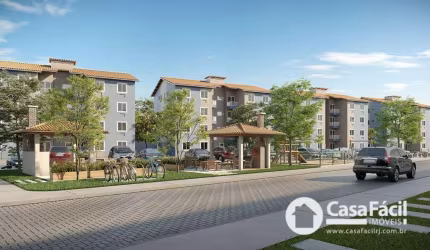 Apartamento para Venda em Magé, Piabetá (Inhomirim), 2 dormitórios, 1 banheiro, 1 vaga