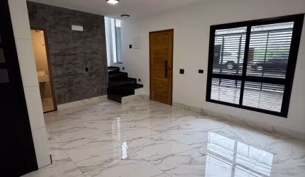 Sobrado Novo com 2 Suítes e 3 Vagas à Venda em Artur Alvim – 127m² e Churrasqueira Privativa