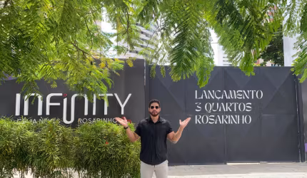 Lançamento  87,50m² | varanda gourmet | 3 quartos | 3 banheiros + 2 vagas na Praça do Rosarinho