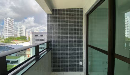 Apartamento nas Graças | varanda | 2 quartos | 2 banheiros + 1 vaga coberta
