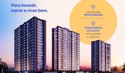 Apartamento à venda, 2 quartos com suíte e varanda, Inova Parque, Contagem - MG. Oportunidade para
