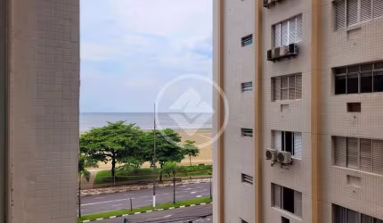 Apartamento de 1 quarto, com 54 m², na quadra da praia, com vista lateral, no Gonzaga. codigo: 89412
