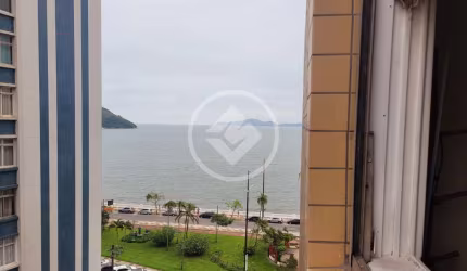 Apartamento de 1 quarto com vista par o mar em Santos codigo: 85583