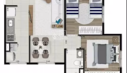 Apartamento com 2 quartos à venda na Avenida Rio de Janeiro, 611, Jardim Diogo, Guarulhos, 43 m2 por R$ 377.000