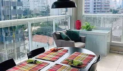 Apartamento mobiliado à venda em Pinheiros, São Paulo-SP: 1 quarto, 1 sala, 1 banheiro, 1 vaga de garagem, 49m² de área!