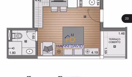 Apto na planta p/ Jan/26. Investimento. 1 dormitório à venda, 32 m² por R$ 381.674 - Vila Mariana - São Paulo/SP