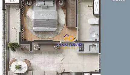 Apartamento com 1 dormitório à venda, 29 m² por R$ 421.956,00 - Paraíso - São Paulo/SP
