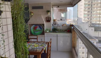 Apartamento para Venda em Praia Grande, Boqueirão, 2 dormitórios, 2 suítes, 3 banheiros, 2 vagas