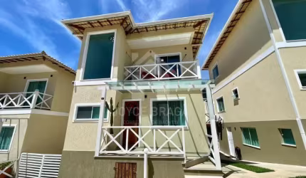 CASA TRIPLEX A VENDA EM CONDOMÍNIO FECHADO a 300 metros da praia Rasa!