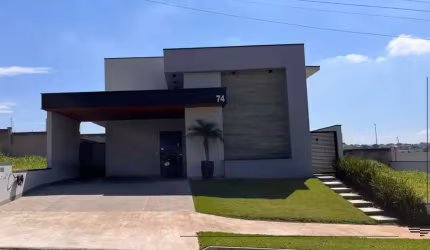 Casa com piscina, todas as áreas climatizadas em condomínio Reserva Central Parque Salto.