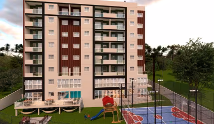 2 e 3 Quartos - 2027 - Melhor Condominio Clube no Xaxim