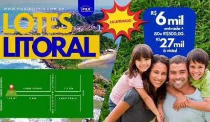 TERRENO A VENDA NA PRAIA EM ITANHAÉM/SP