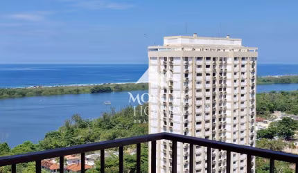 Venda de excelente apartamento no CONDOMÍNIO NOVO LEBLON R$ 1.950.000, 111 m² , 3 quartos, 1 suíte com 2 vagas cobertas, clube, ônibus e balsa para a