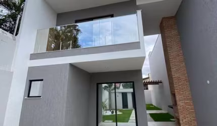 Casa Moderna com 3 suítes na Sapiranga