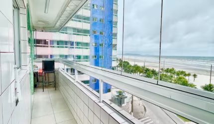Apartamento 3 dormitorios(1suite)sacada  frente mar