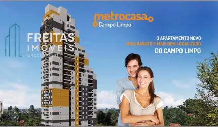 PRONTO PARA MORAR NO CAMPO LIMPO 2DORMITORIOS