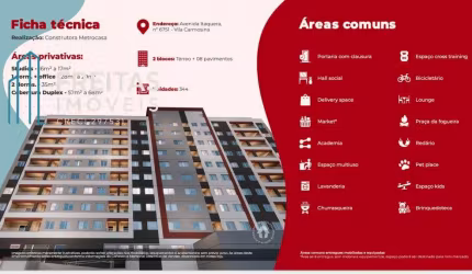 APARTAMENTO PARA VENDA 17M², STUDIO, LAZER COMPLETO - ITAQUERA - SÃO PAULO