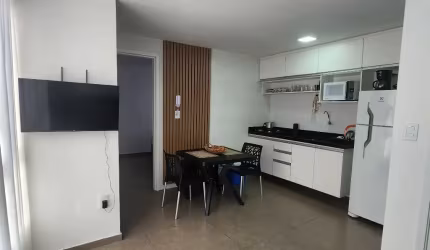 Lindo flat com 01 quarto todo mobiliado
