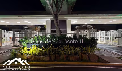 Terreno próximo à área verde no Cond. Terras de São Bento II