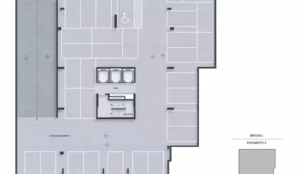 Apartamento à venda no Brickell com 1 quarto e 51m²