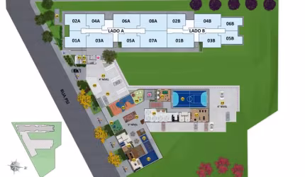 Apartamento à venda no Exclusive Montreal - A com 2 quartos e 52m²