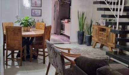 Sobrado com 2 dormitórios à venda, Vila Santa Maria,  Americana/SP, 86 m², AT 111 m², 2 vagas, rico em armários. área gourmet com churrasqueira.