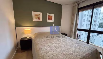 Flat com 1 dormitório para alugar, 42 m² por R$ 6.100,00/mês - Itaim Bibi - São Paulo/SP